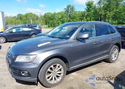 2014 Audi Q5 2.0T Premium from USA, damaged, VIN WA1LFAFPXEA095362